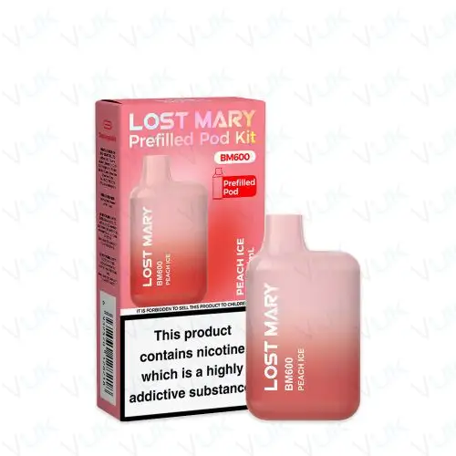 Peach Ice Lost Mary BM600 Prefilled Pod Kit