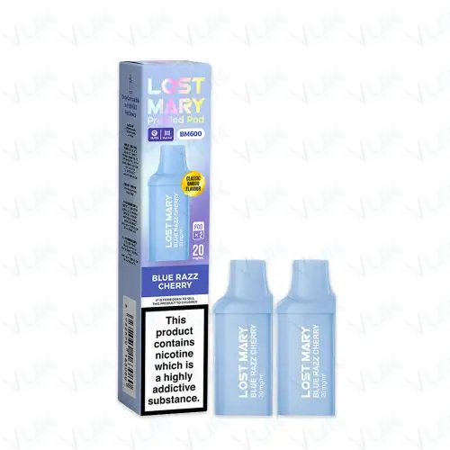 Blue Razz Cherry Lost Mary BM600 Prefilled Pods