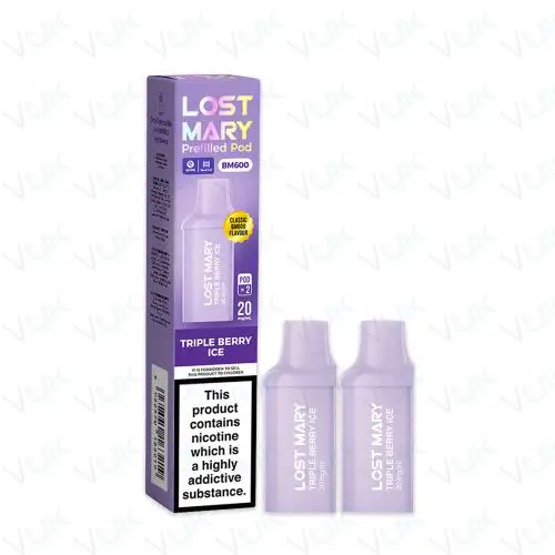 Triple Berry Ice Lost Mary BM600 Prefilled Pods