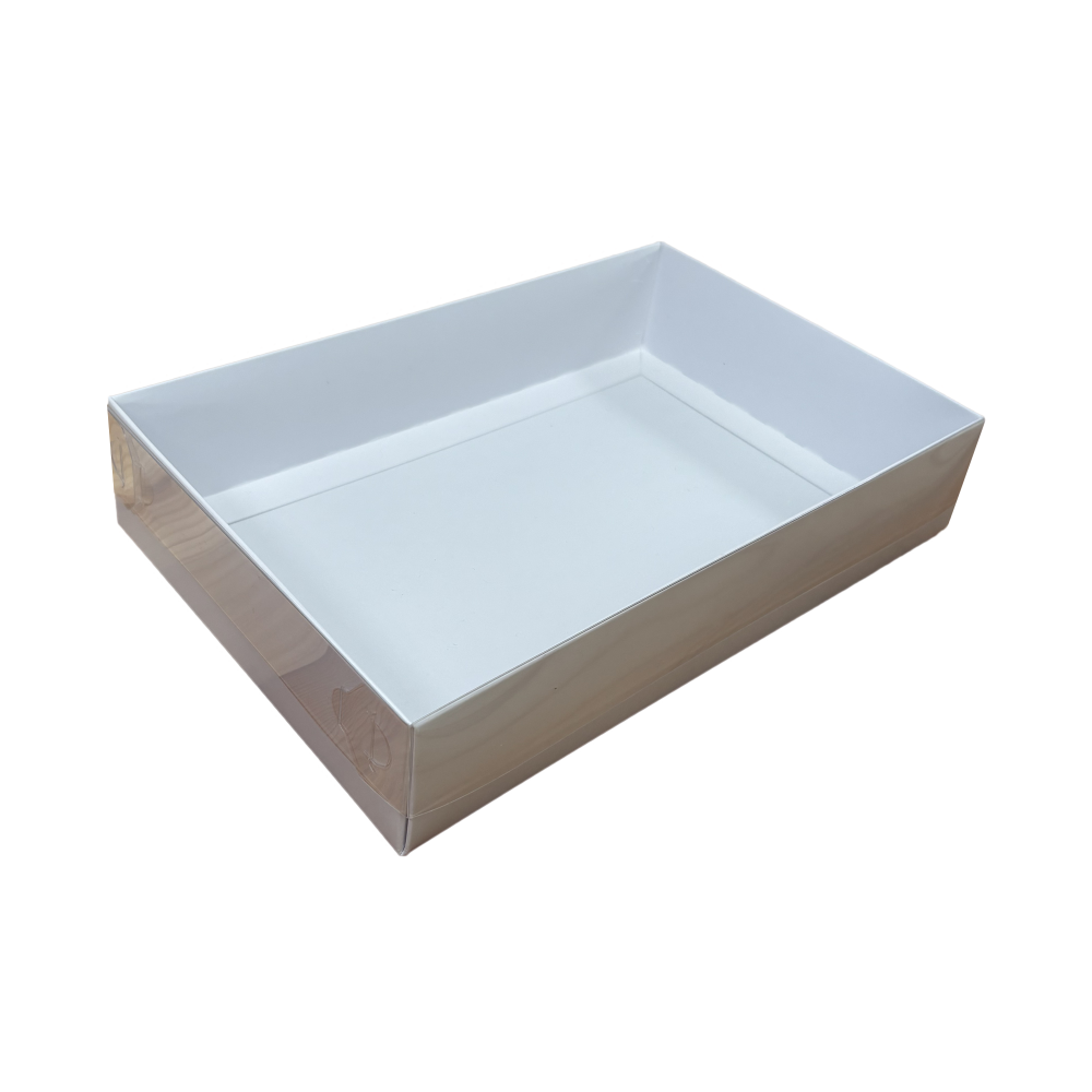 Deep Rectangle Box - Clear Lid