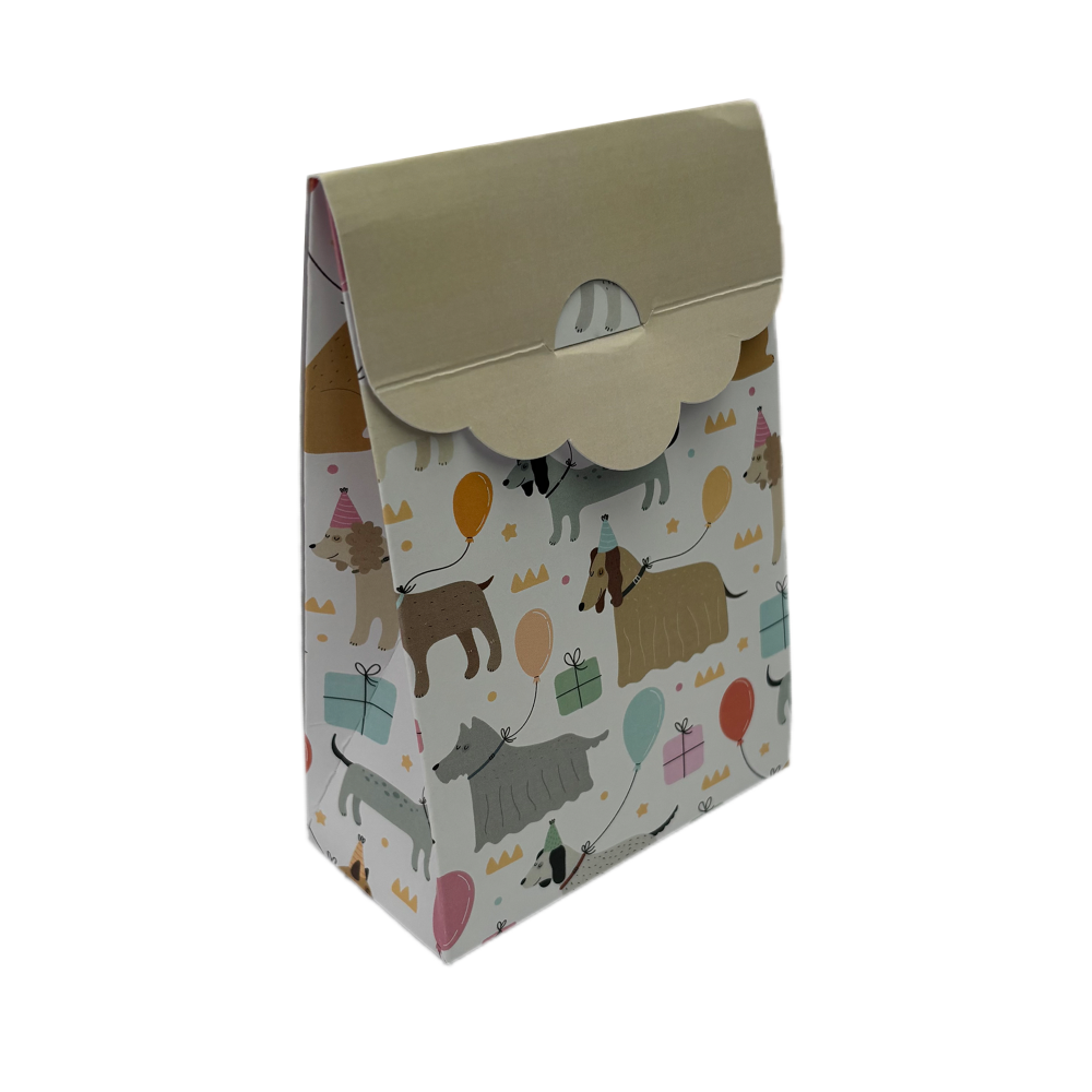Dog Birthday Taper Box - 100 x 50 x 140mm