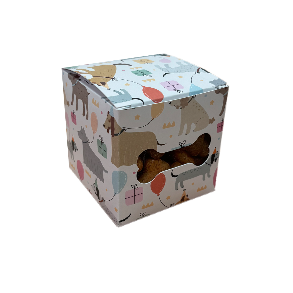 Dog Birthday Cube Box - 0 x 0 x 0mm