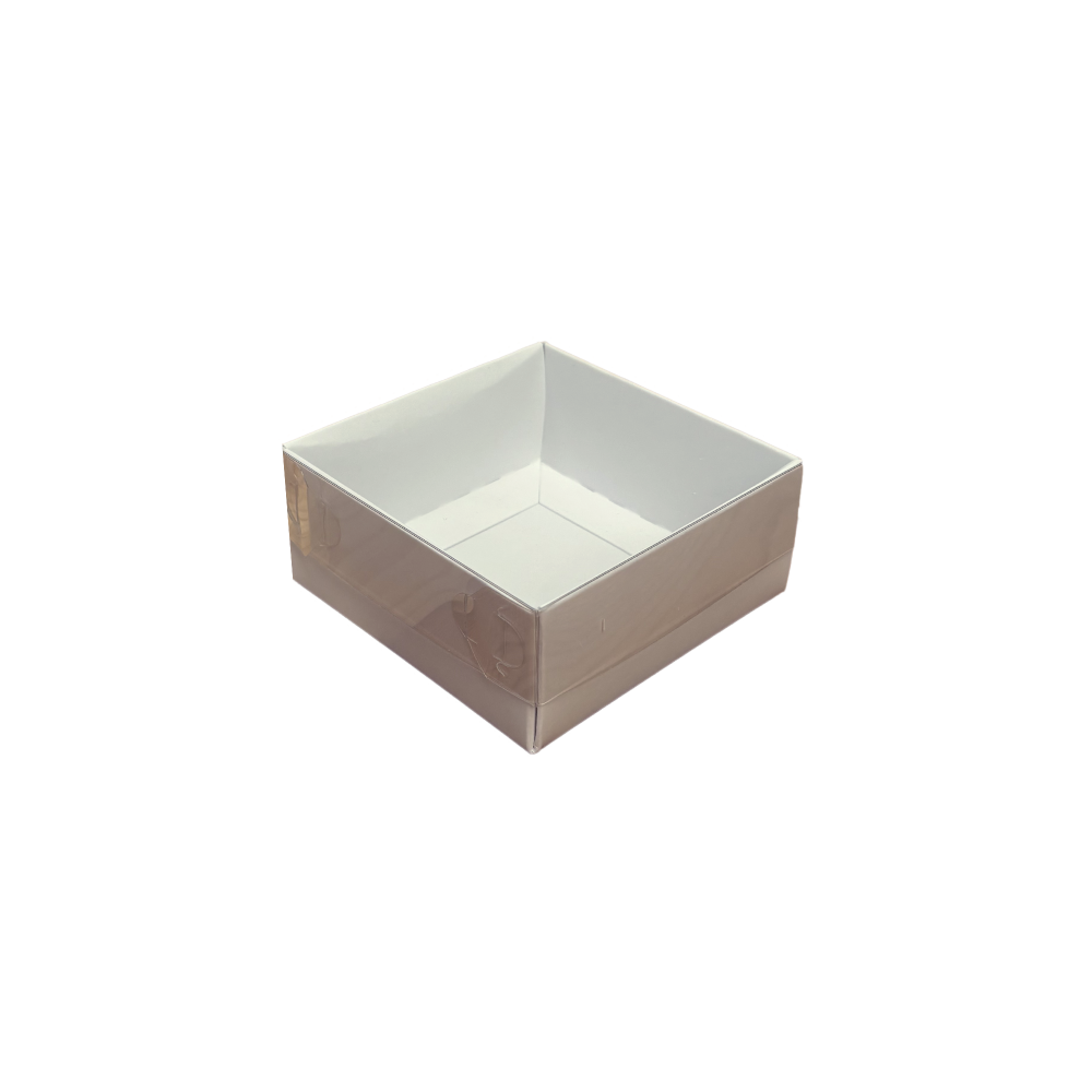 XS square box clear lid
