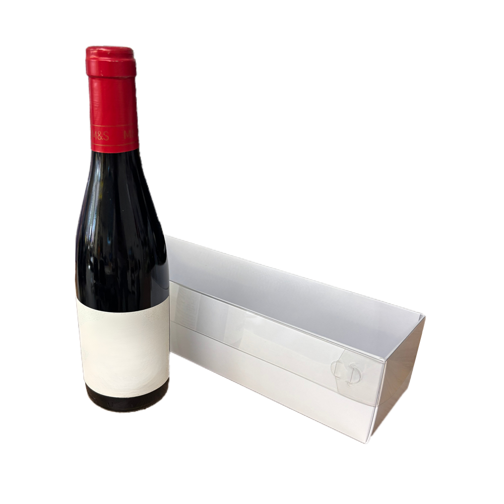Bottle Box Small with Clear Lid - 270 x 80 x 90mm