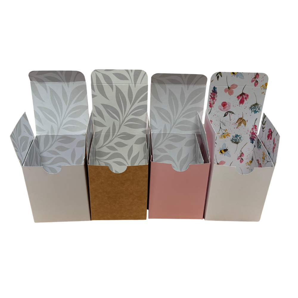Candle Box 20cl Single with Insert - 75 x 75 x 95mm