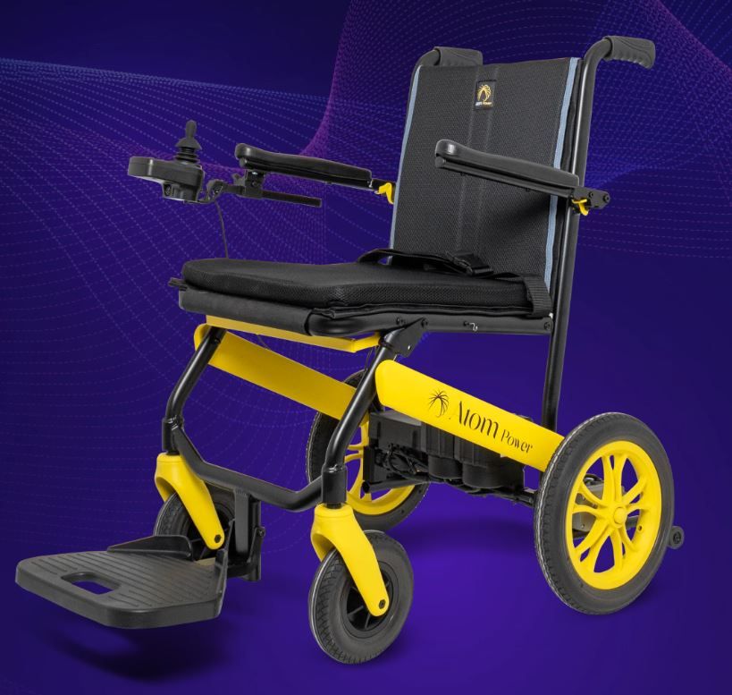 Atom Power Folding Electric Wheelchair.