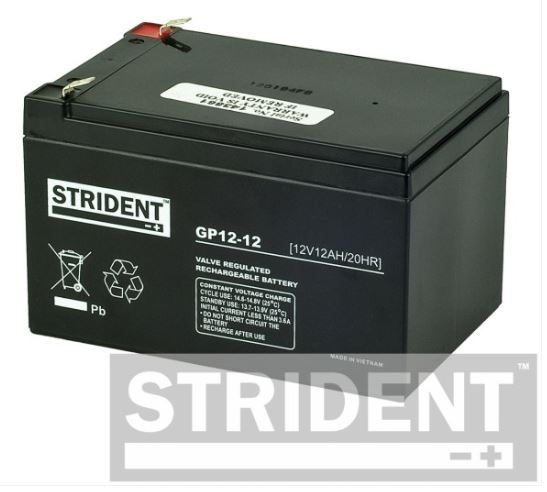 Strident™ AGM GP12V 12Ah Battery