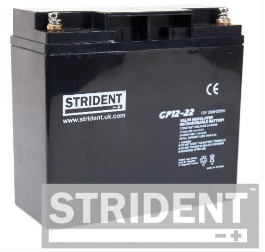 Strident™ AGM GP12V-22Ah Battery