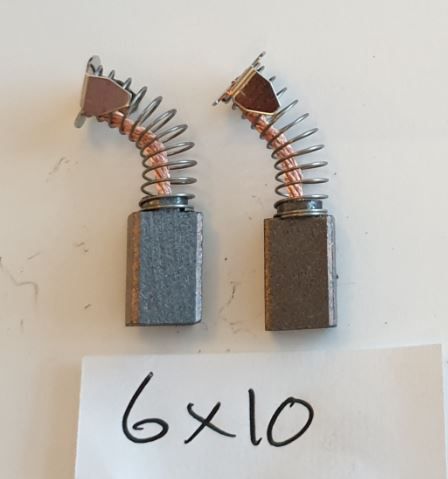 6 x 10 Carbon Motor Brushes