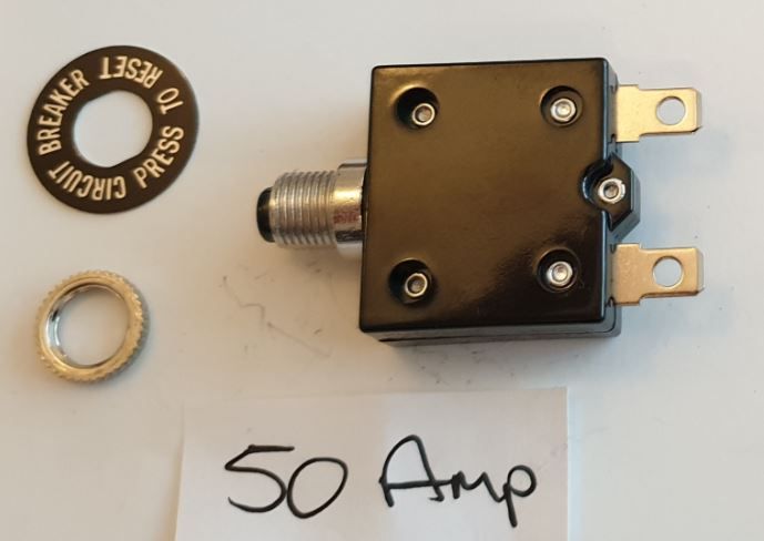 50A Amp  Mobility Scooter Circuit Breaker Cut Out Fuse