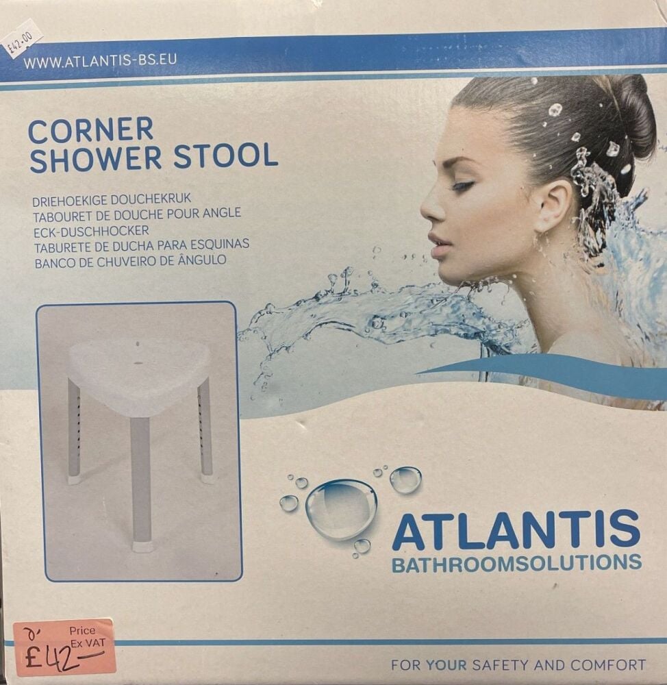 Atlantis Corner Shower Stool