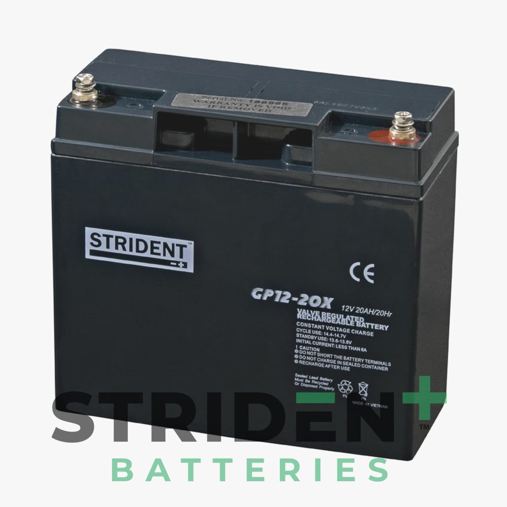 2 x 20 Ah Batteries for mobility scooters and powered wheelchairs