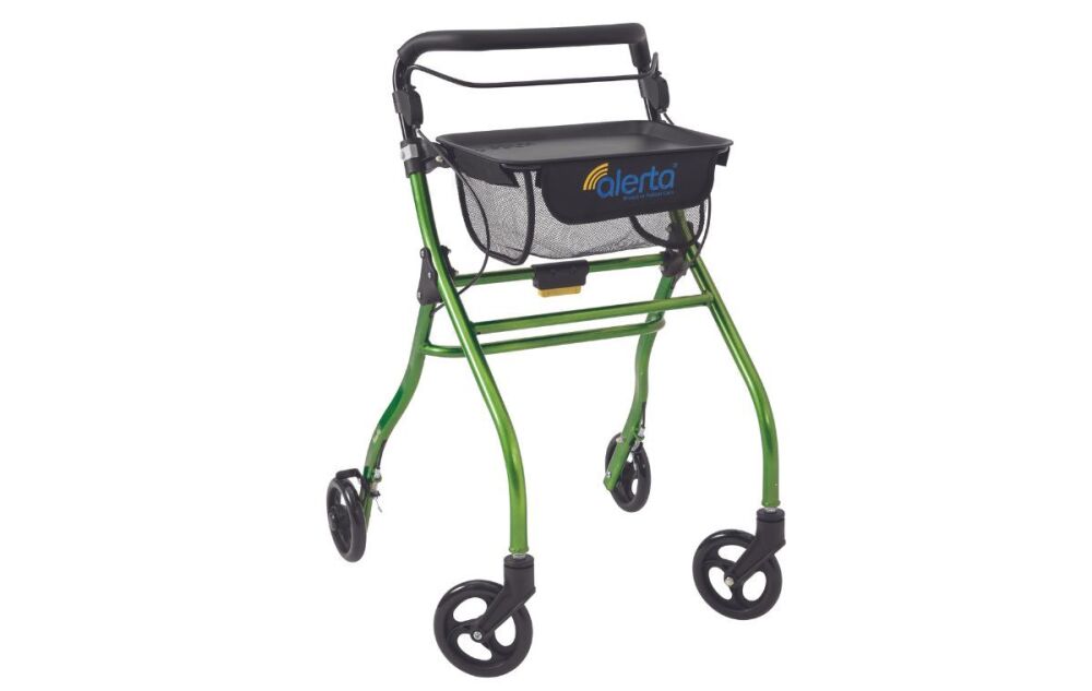 Alerta Indoor Rollator with basket and tray