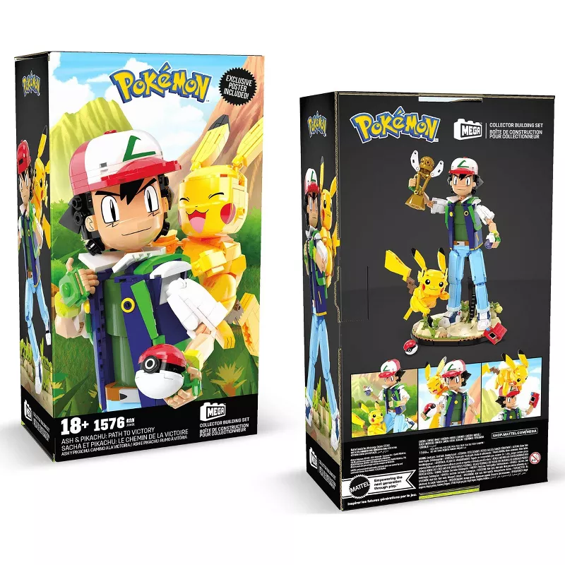 Pokemon Ash & Pikachu: Path to Victory - Mega Construx