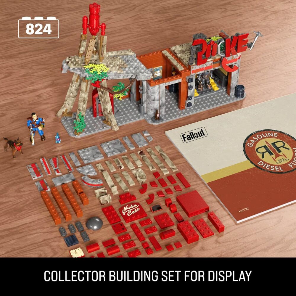 Red Rocket Truck Stop - Fallout - Mega Construx