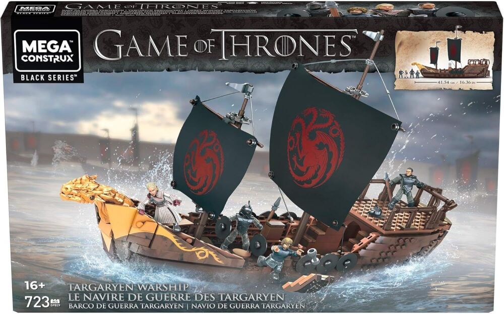Targaryen Warship - Game of Thrones - Mega Construx