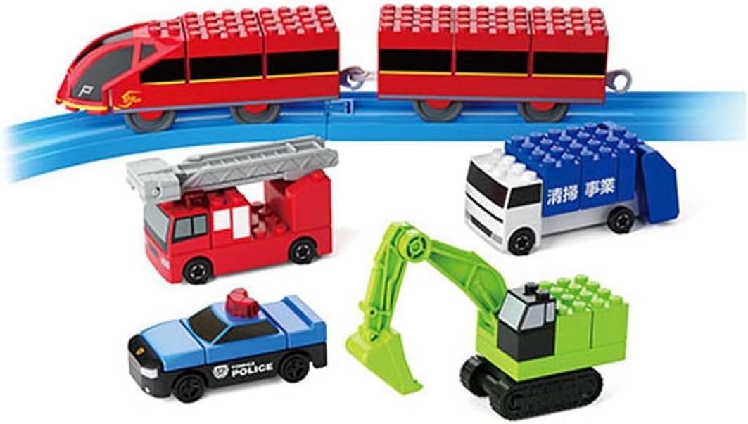Tomica Plarail Block Entry Set - Tomica