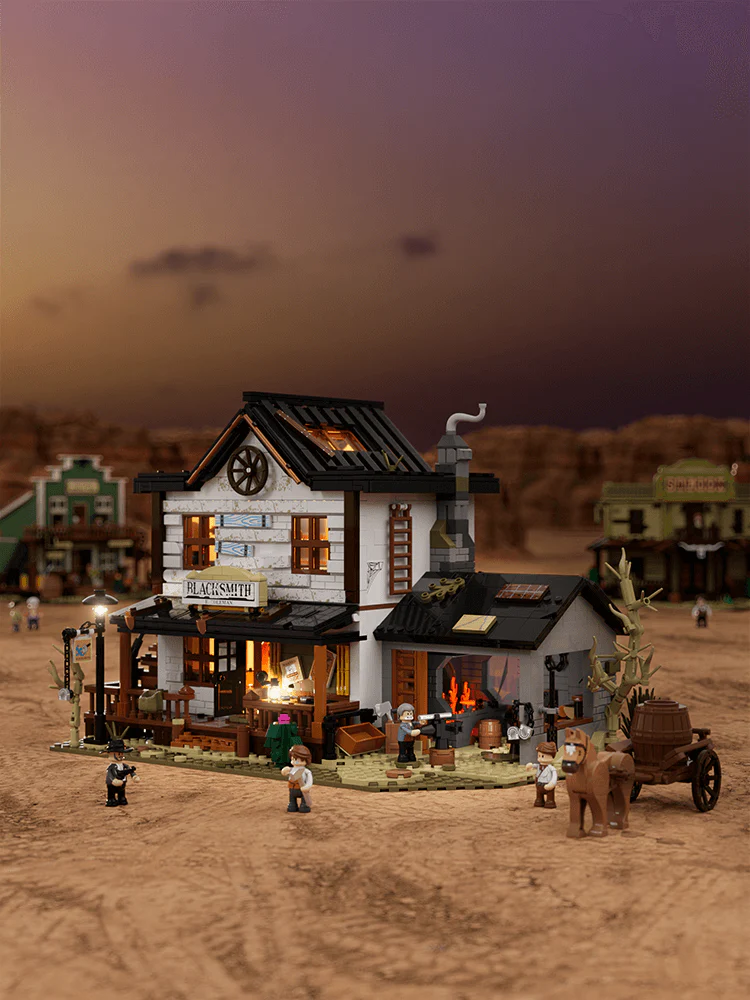 Old West Blacksmith - Lumibricks