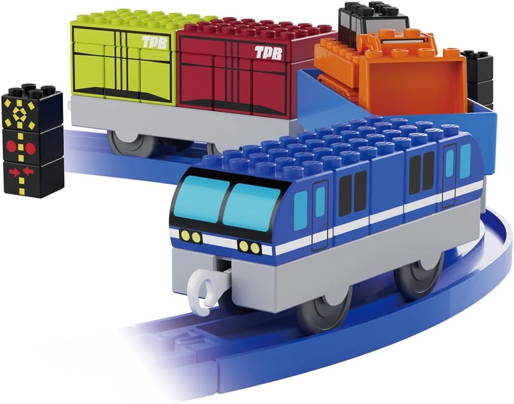 Freight Train Set - Tomica Plarail Blocks