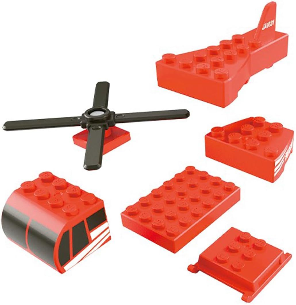 Fire Helicopter - Tomica Plarail Block