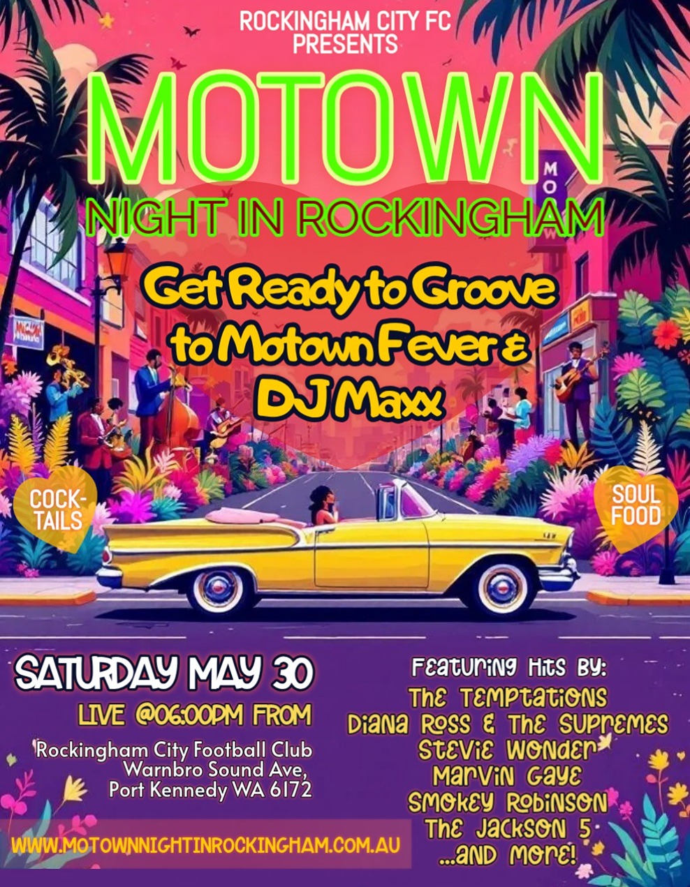 Motown Night Rockingham Poster 1