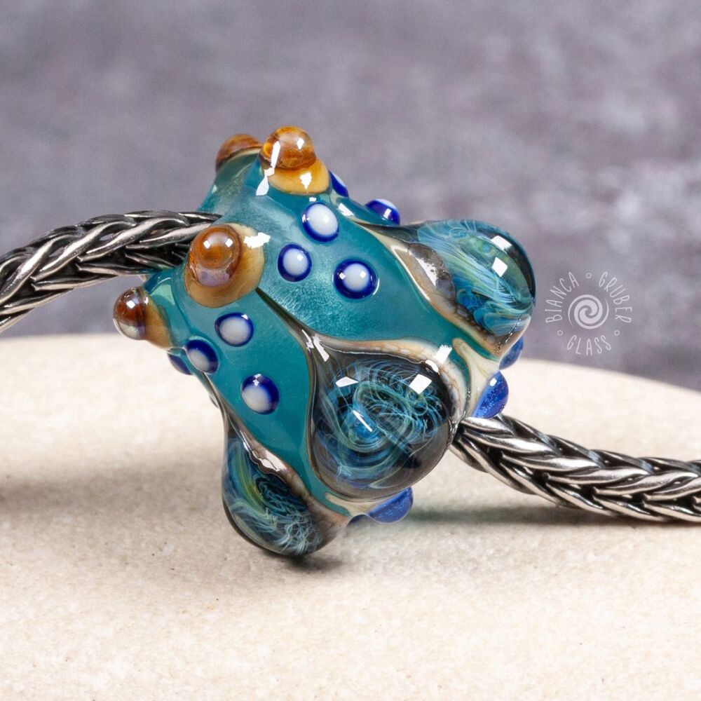 Big hole bead - turquoise
