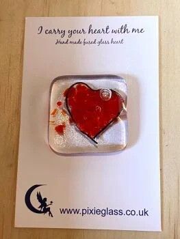 Red Pebble Heart