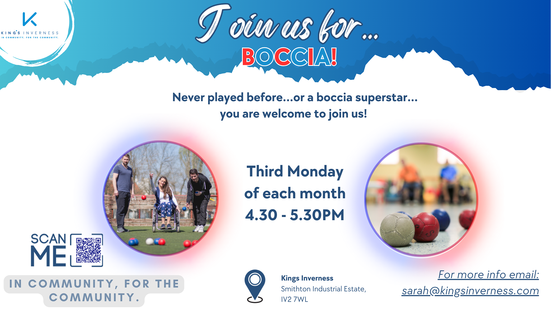 _simple Boccia Poster (16 x 9 cm)