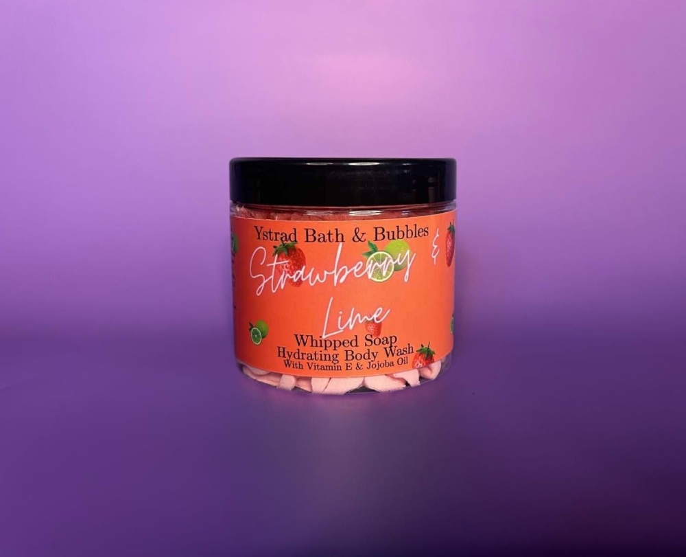 Strawberry & Lime Whipped Soap