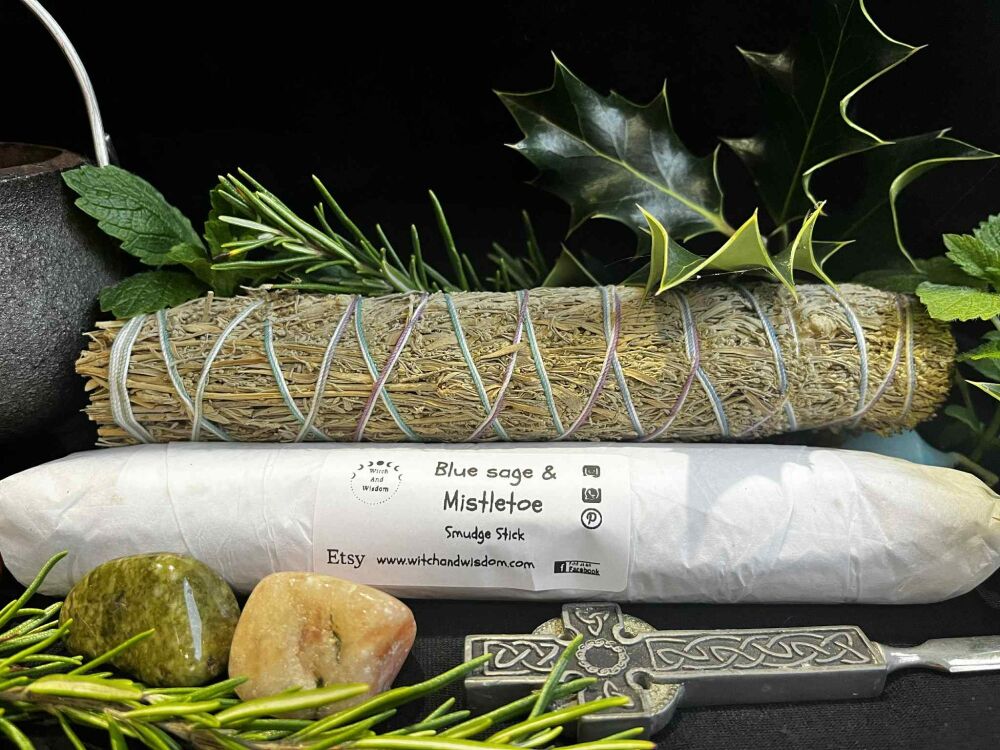 Blue sage and Mistletoe