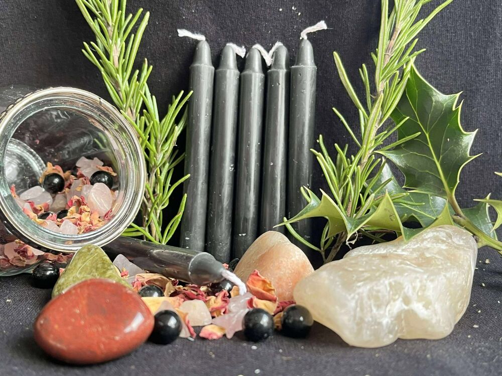 Black Spell Candle