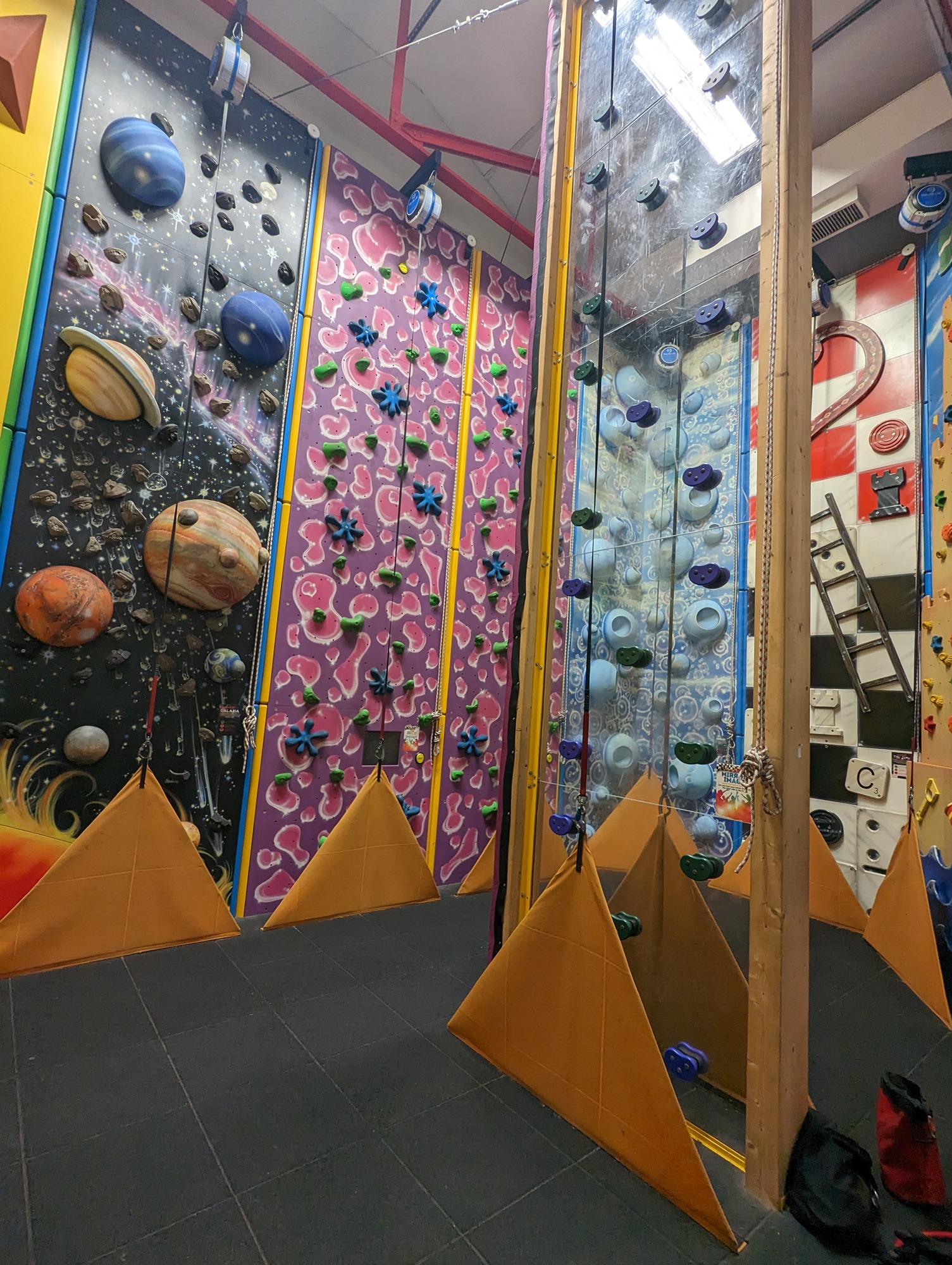 Climbing wall inspection