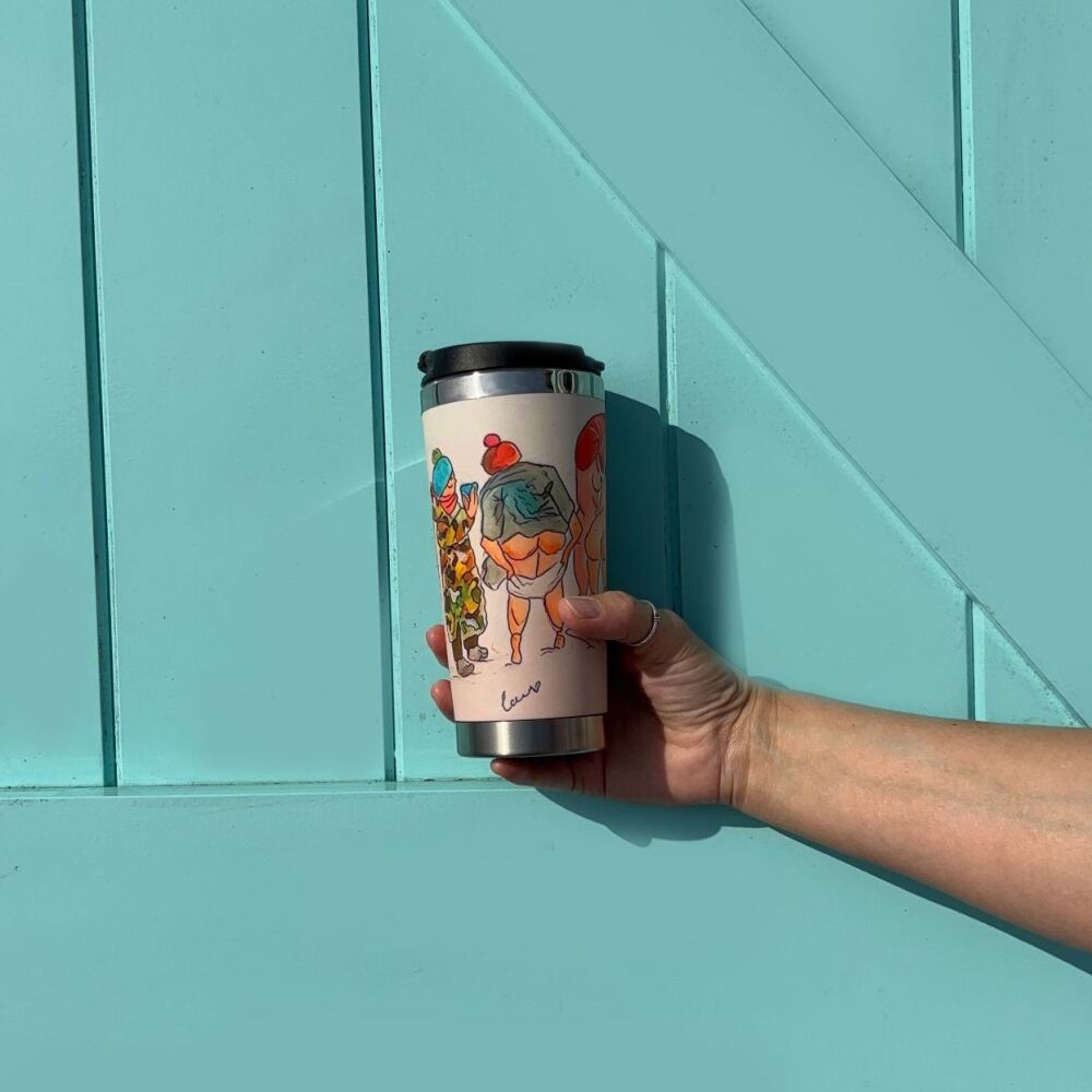 Wild Swim Dress Scene Travel Mug – 450ml