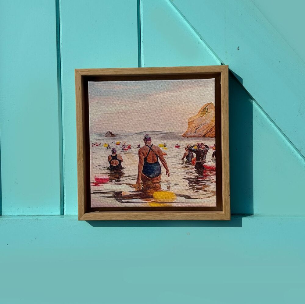 Open Water Swimmers – Canvas Print