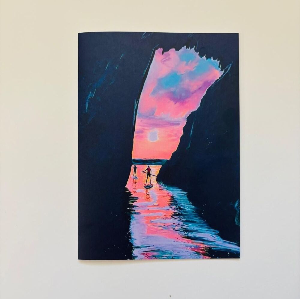 Sunset Paddle Board Print
