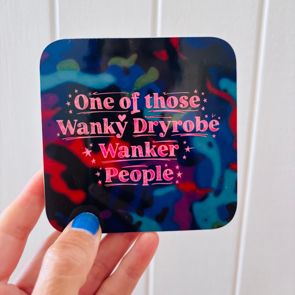 Dryrobe wanker coaster