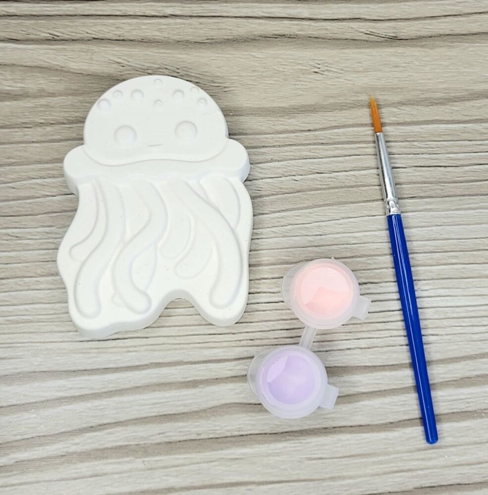 Paint Your Own Jelly Fish  – Plaster Painting Kit (Party Favor Size)