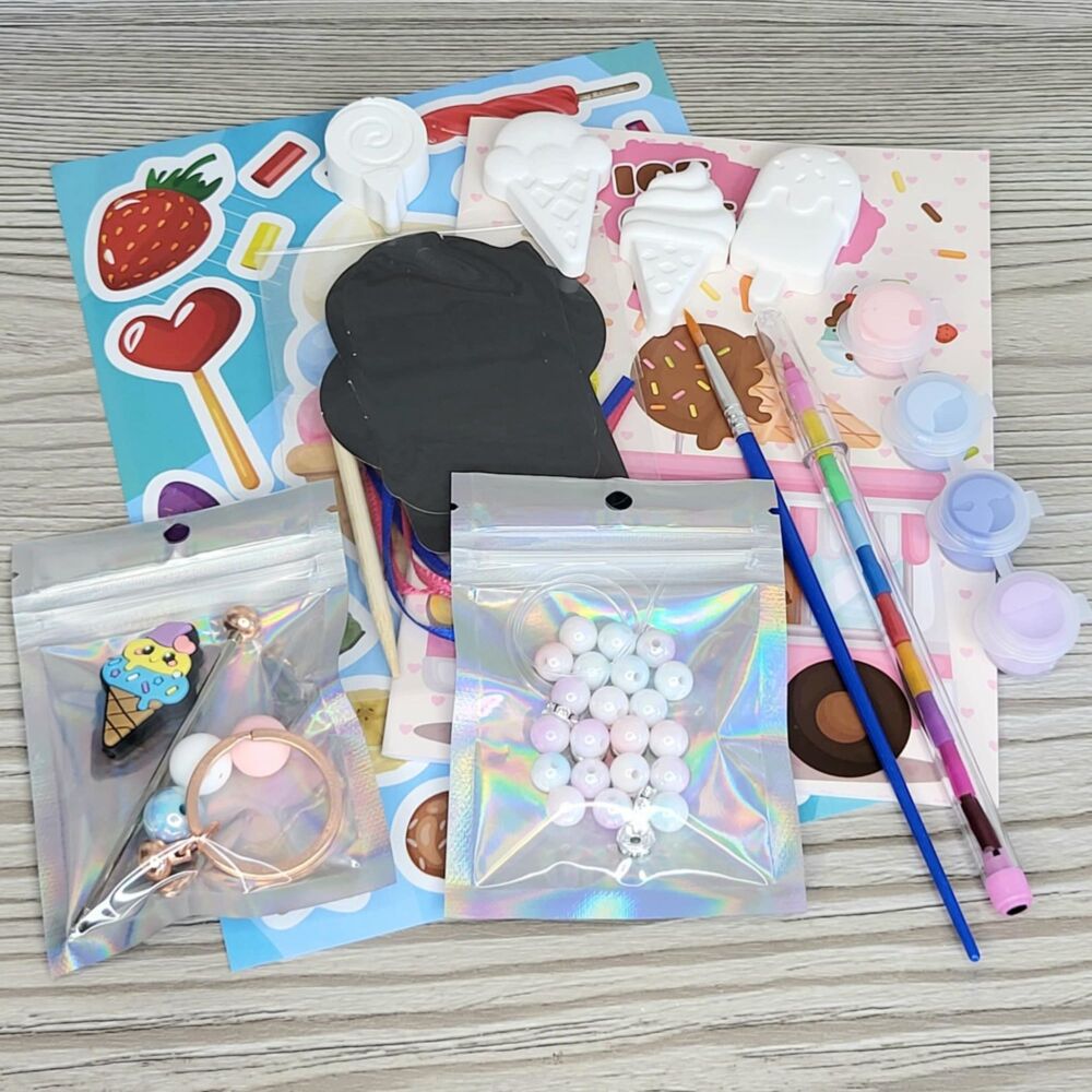 Sweet Treats Ice Cream Themed Craft Box – Sweet Pastel Craft Fun