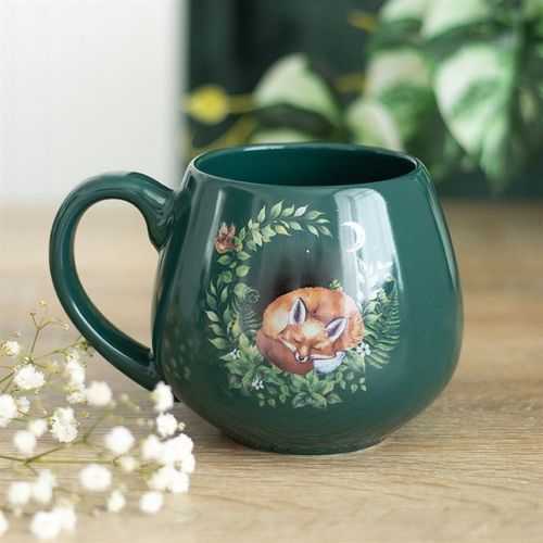 Sleeping Fox Rounded Mug
