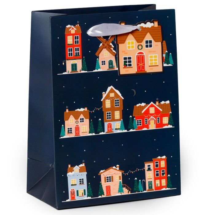 Christmas Village Gift Bag Small