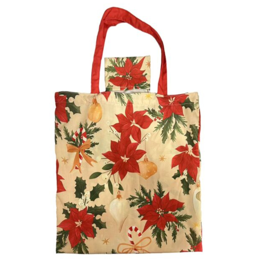 Christmas Botanicals Shopping Bag