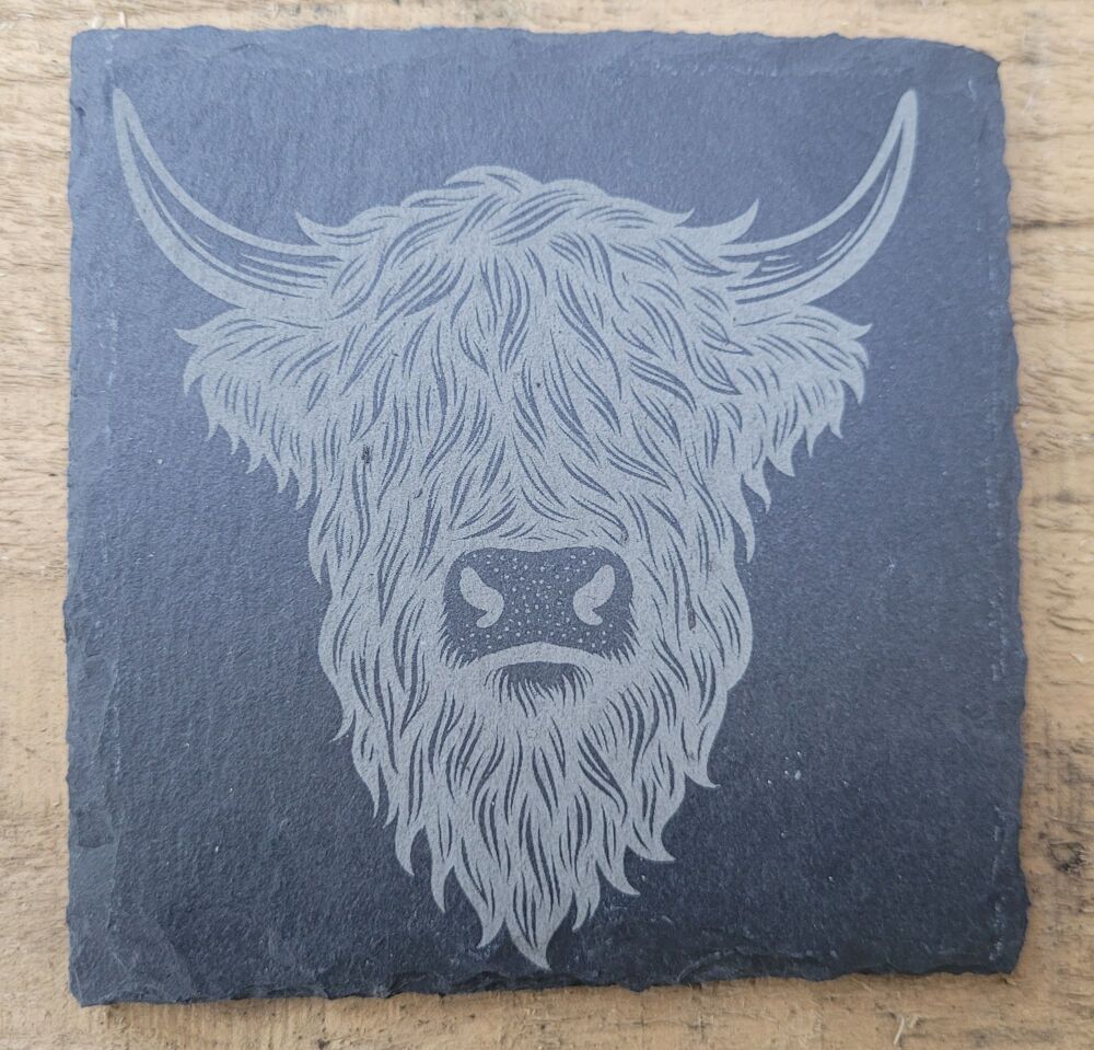 Highland Cow Coaster