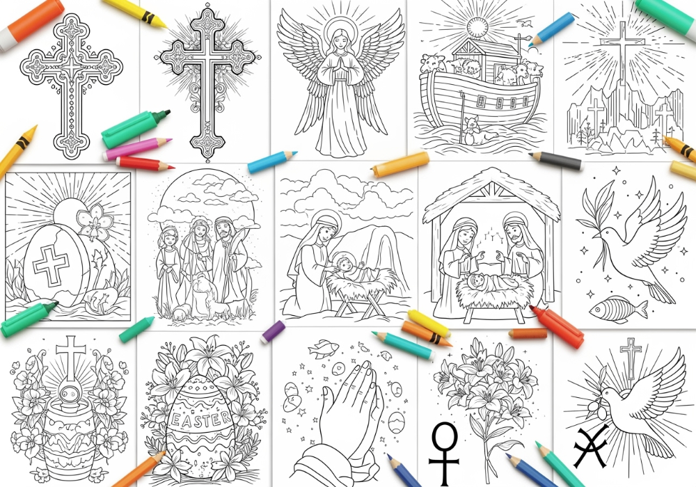 Religious Colouring Pages