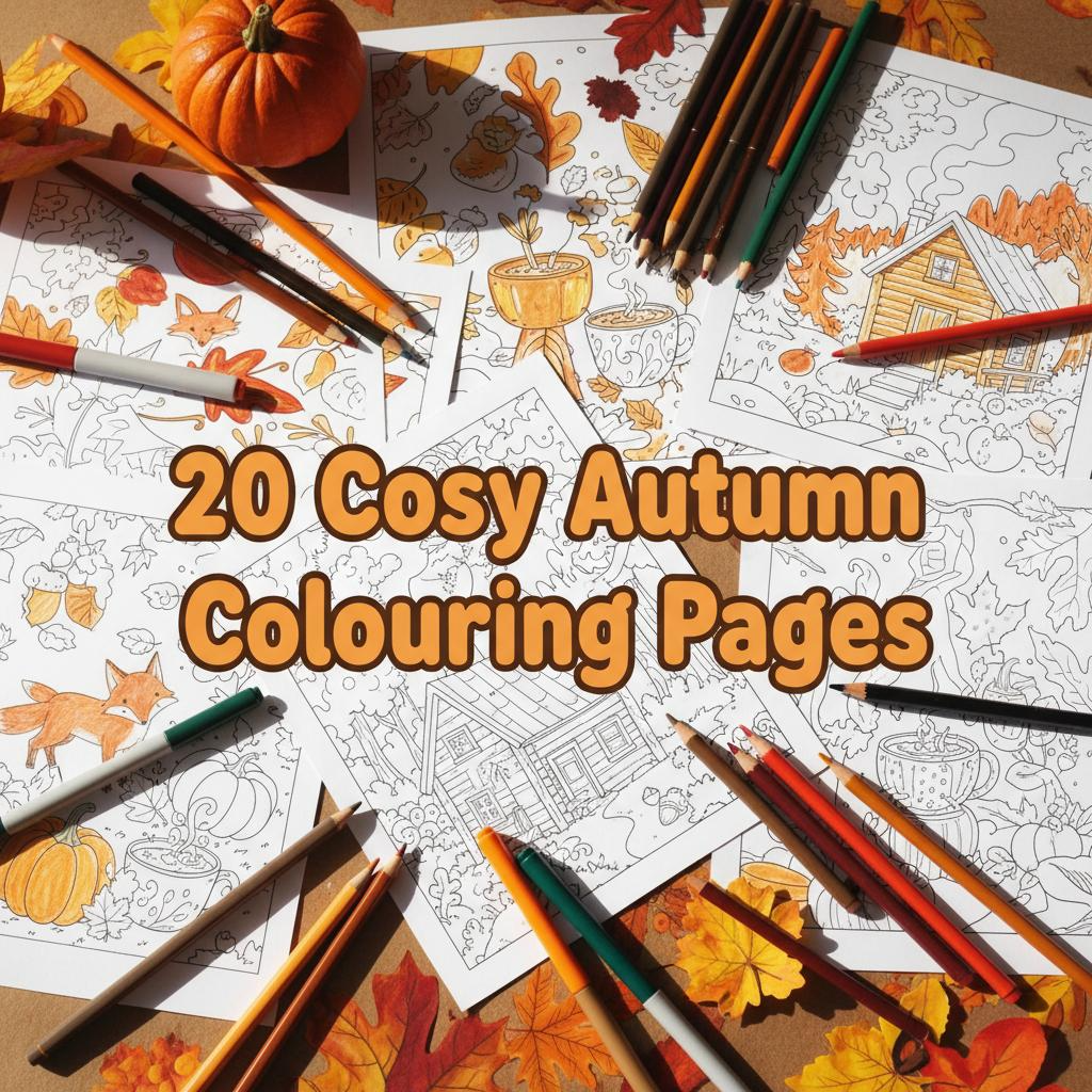 Autumn / Fall Colouring Pages
