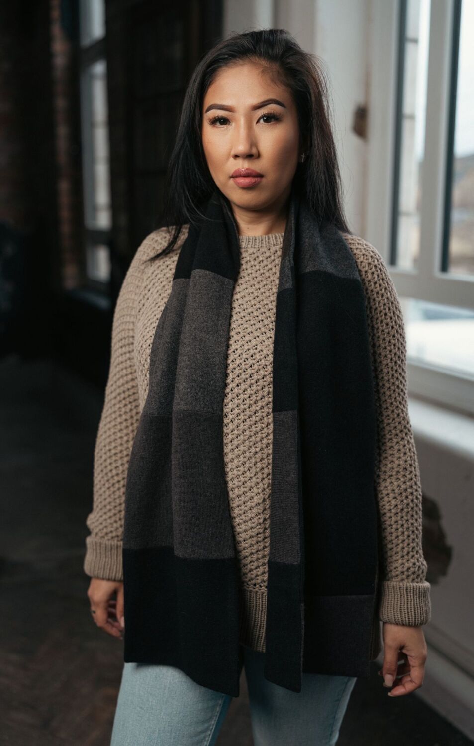 Recycled Cashmere Scarf