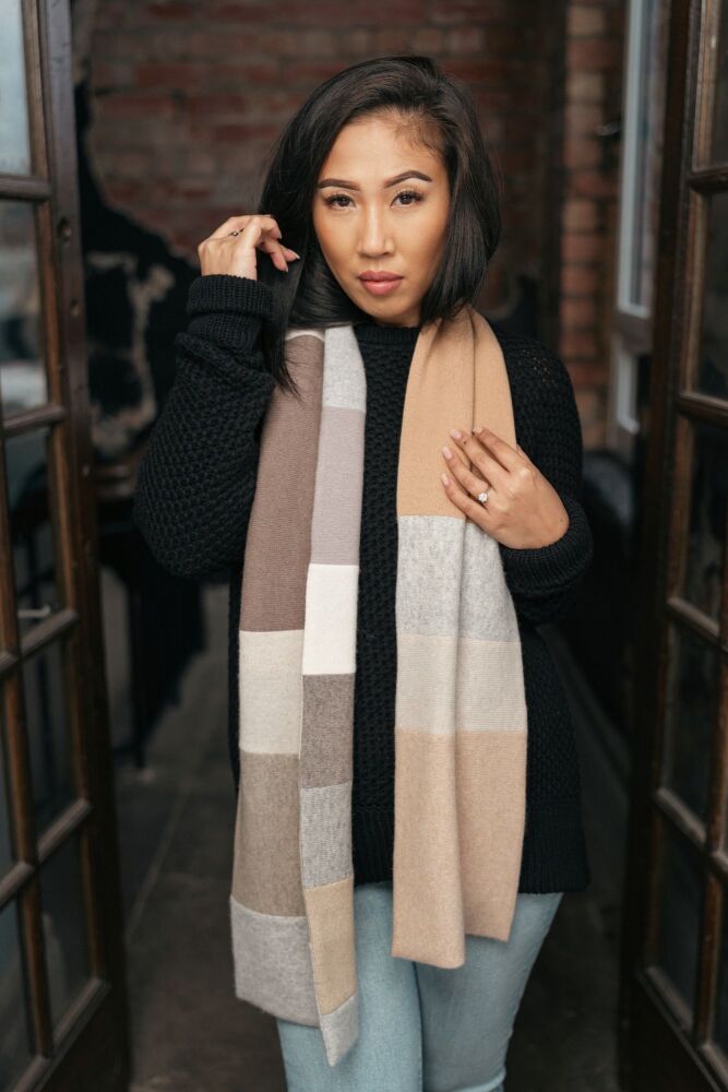 Recycled Cashmere Scarf