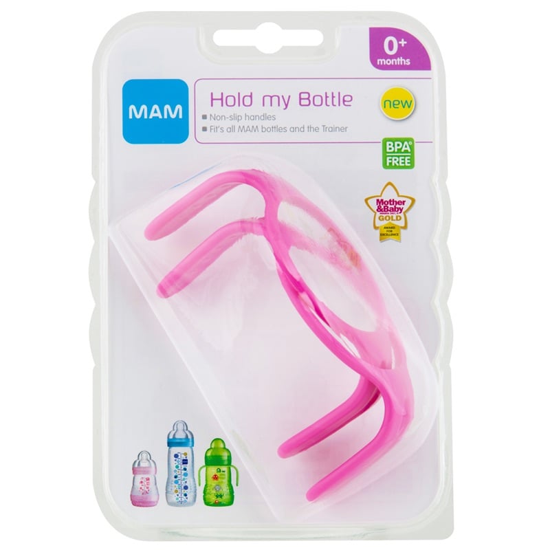 Bottle Handles Pink 2Pk, 0+m - MAM