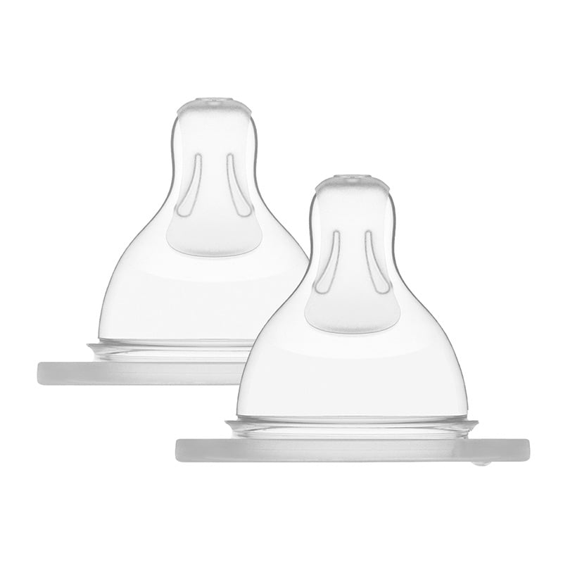 Silicone Teat Extra Slow Flow SkinSoft 0m+ 2Pk - MAM