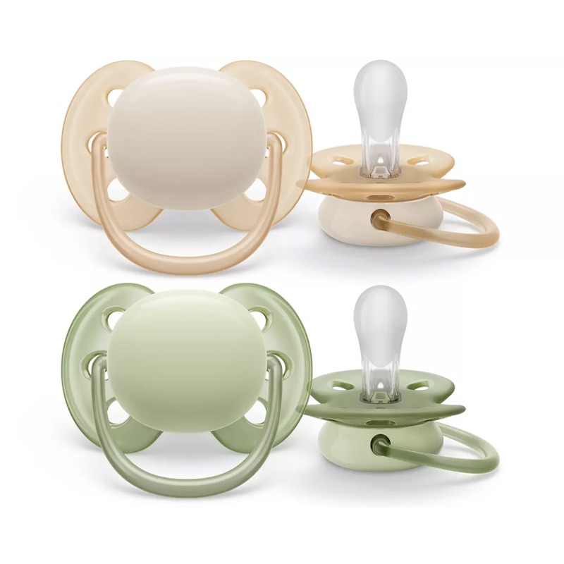 Soother Ultra Soft (0-6 m 2Pk) Boy - Philips Avent