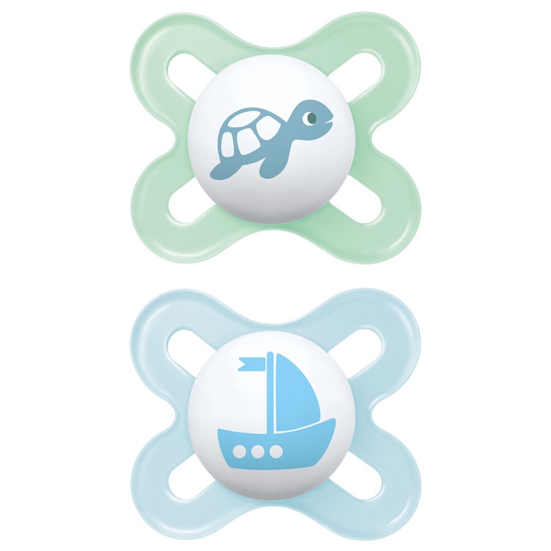 Soother Start (0-2 m 2Pk) Blue Cute - MAM